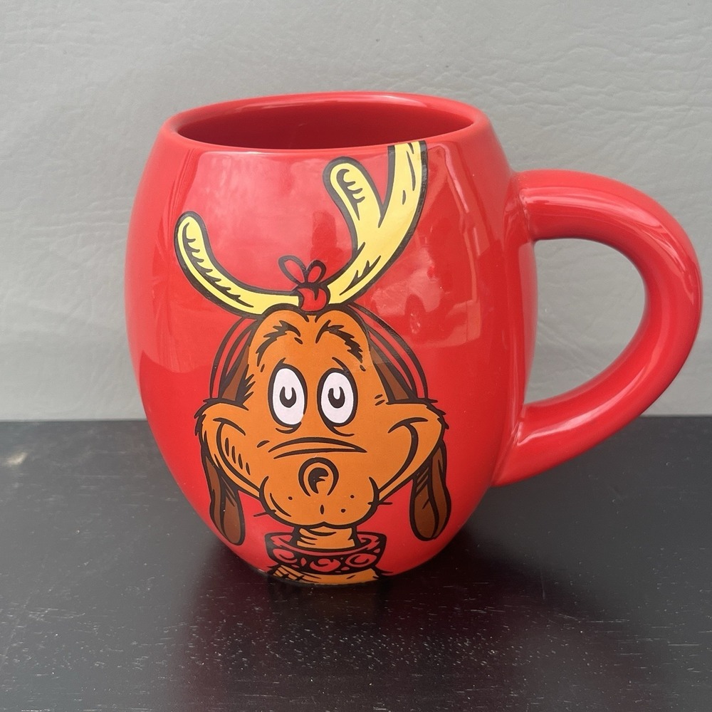 Vandor Dr Seuss The Grinch Max the Holiday Dog Christmas Mug 20 oz. 2014